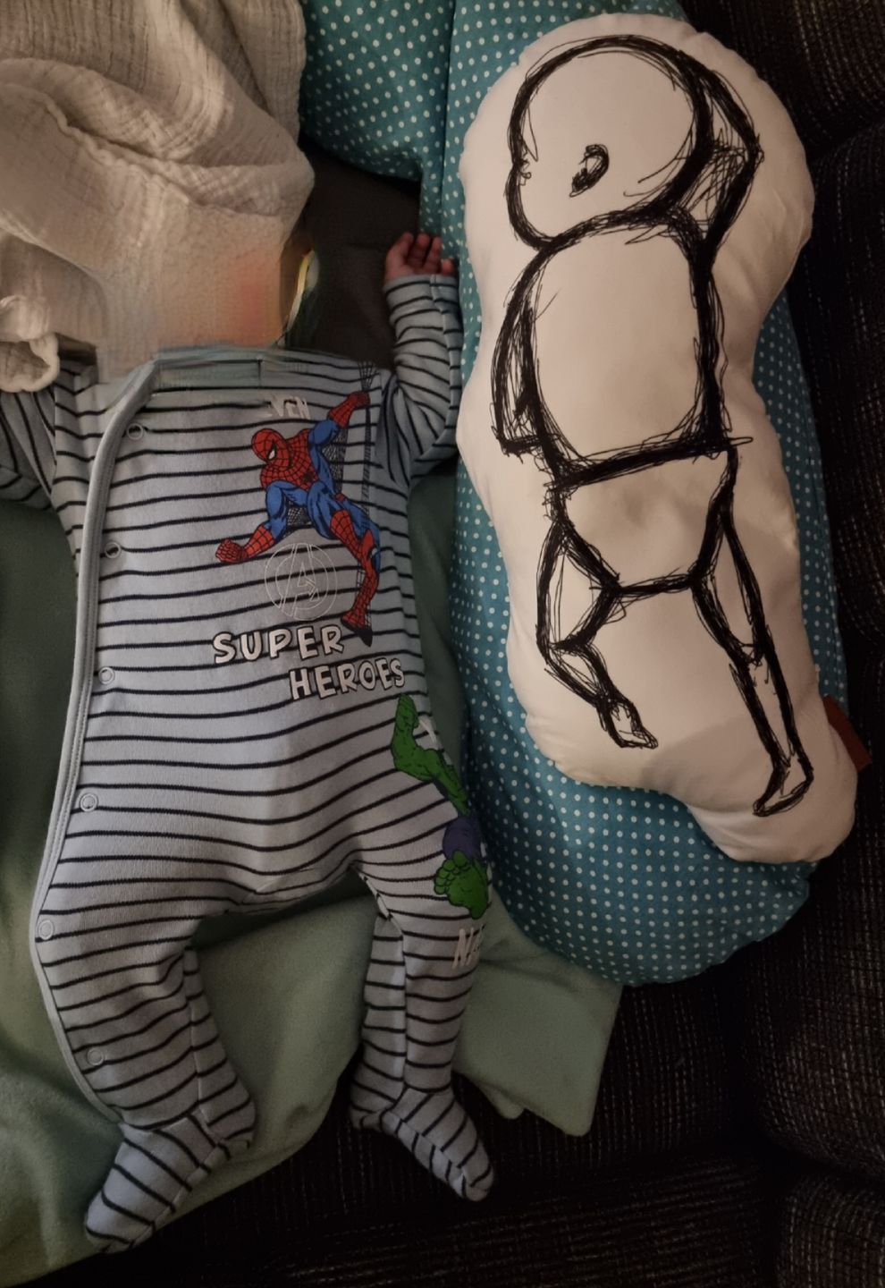 Customer photo review of BABYKISSEN SCRIBBLE TWO