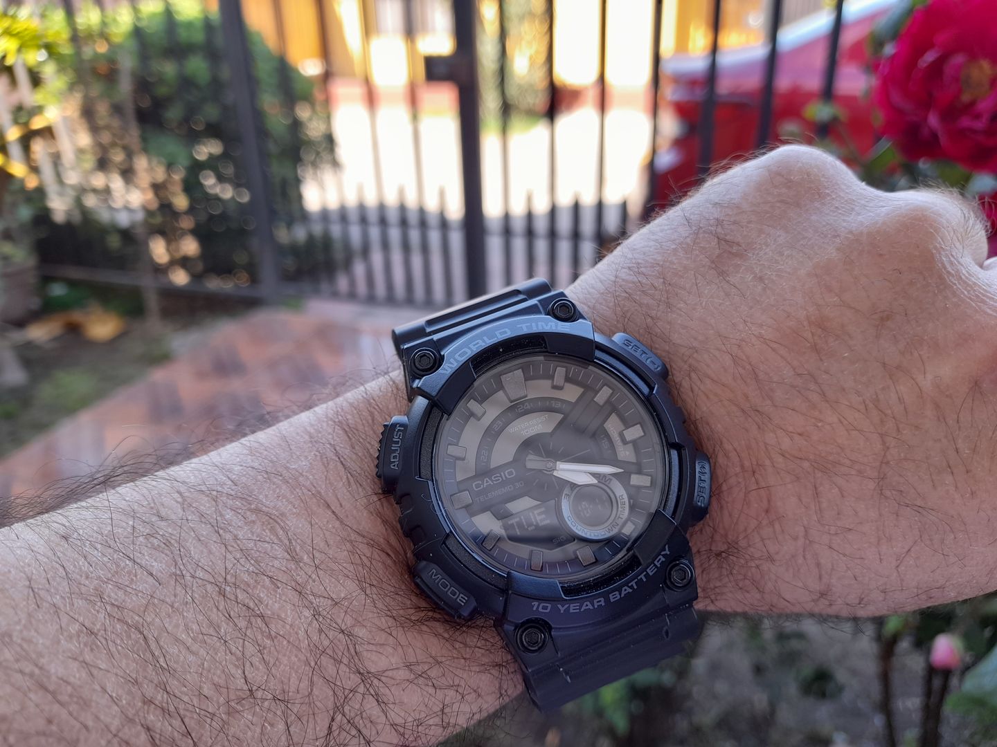 Customer photo review of Reloj Casio Análogo-Digital Vintage AEQ-110W-1BVDF Negro