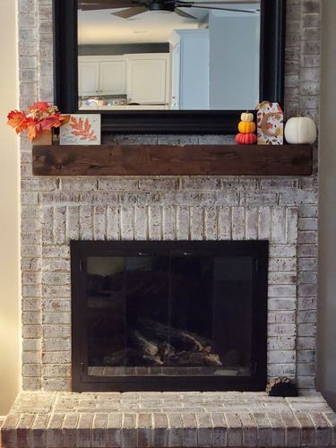 Customer photo review of Distressed Mantels