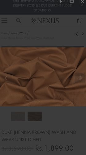 Customer photo review of Duke - Off-White - Wash and Wear Unstitched
