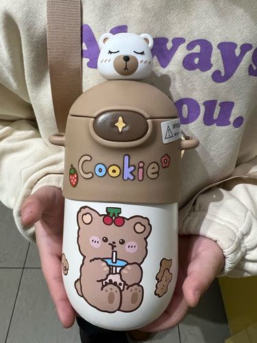 Customer photo review of Cookie Story Drinking Bottles Collection