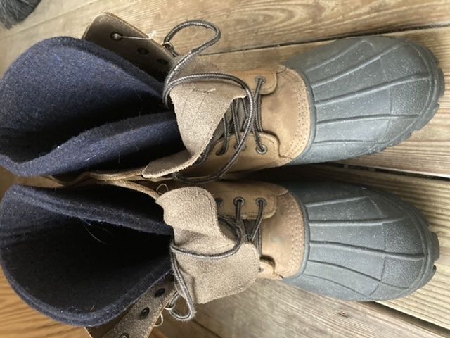 Customer photo review of Wool Felt Replacement Boot Liners (826 BB)
