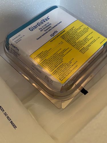 Customer photo review of Giardia Vax®