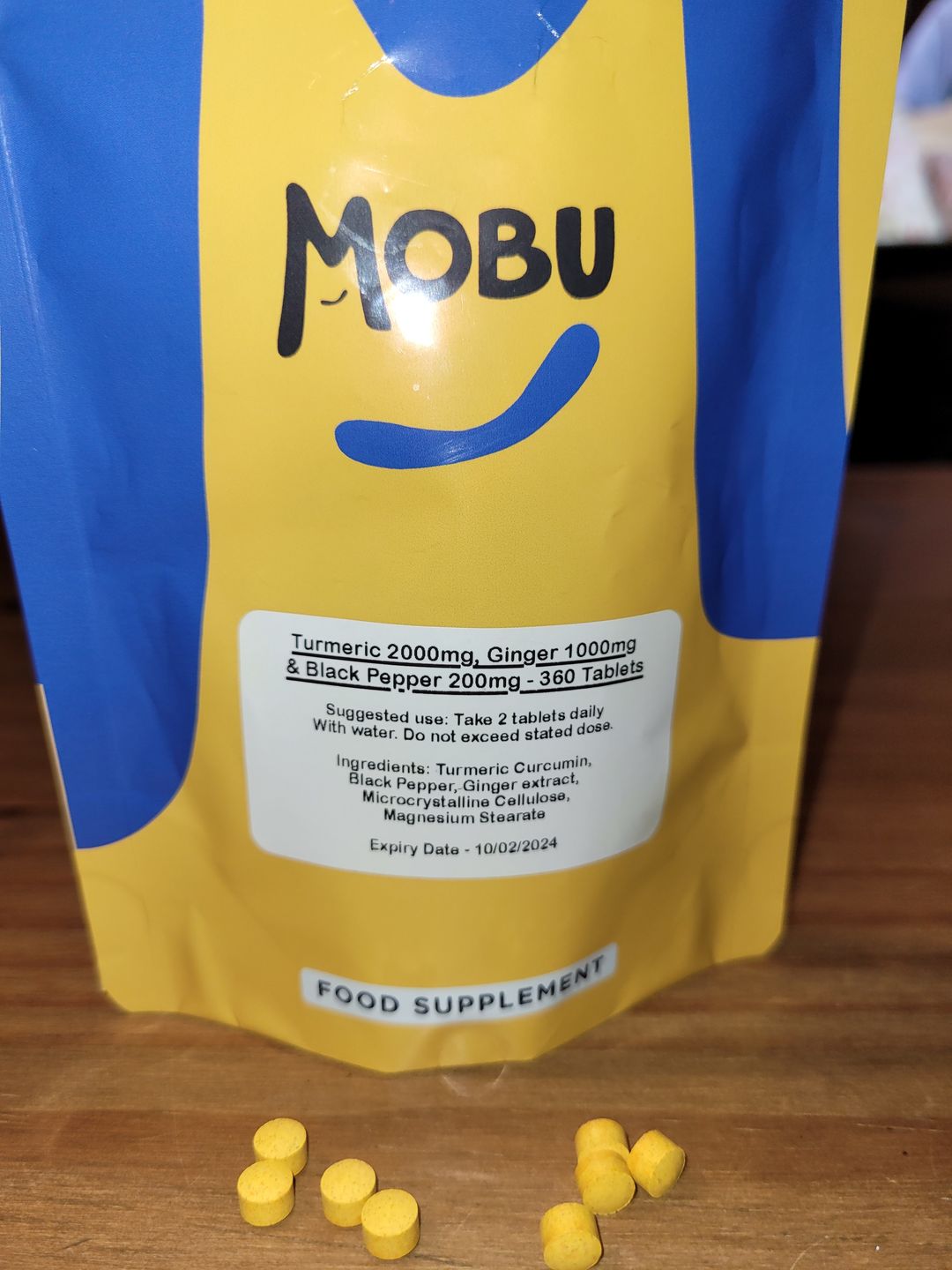 Customer photo review of Turmeric, Black Pepper & Ginger