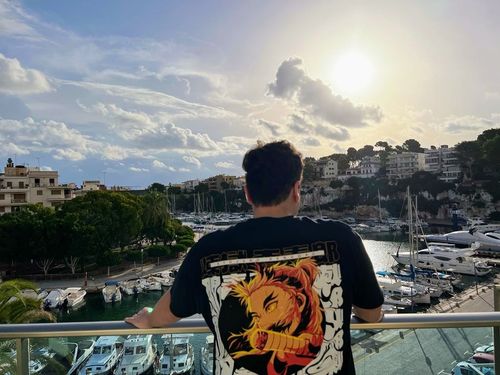 Customer photo review of Rengoku Kyojuro - Graphic Tee