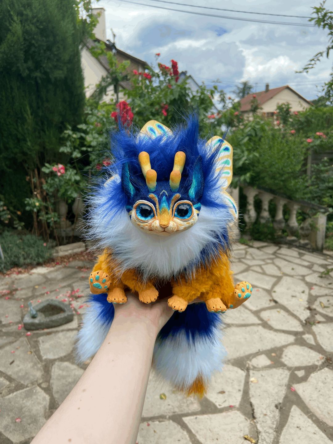 Customer photo review of Horned fox kitsune