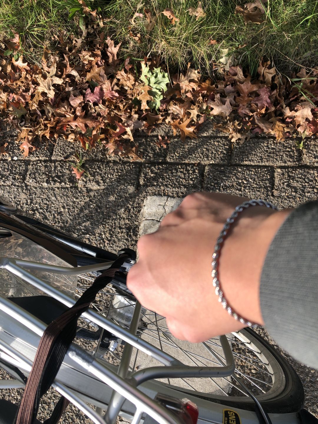 Customer photo review of CLEAN ROPE BRACELET. - 3MM WHITE GOLD