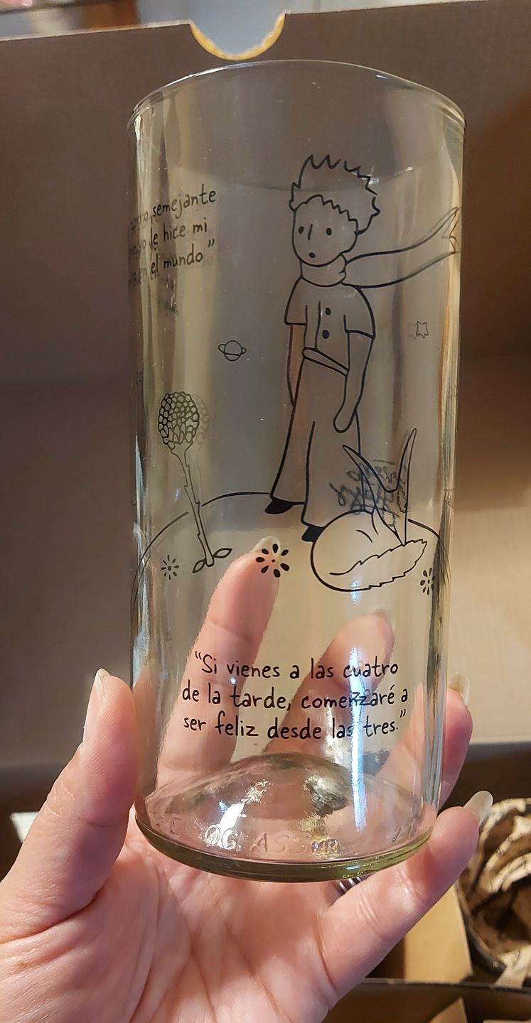 Customer photo review of El Principito Juego de 6 Vasos