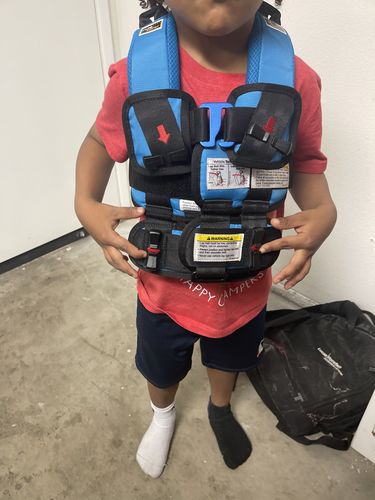 Customer photo review of Ride Safer Travel Vest Gen 5, Small, Blue SEPTEMBER 27TH ITEM 77