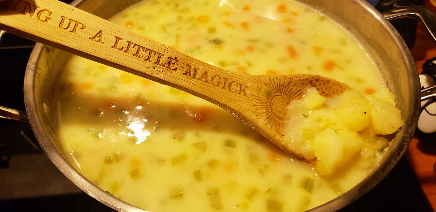 Customer photo review of Witchy Bamboo Wooden Spoon