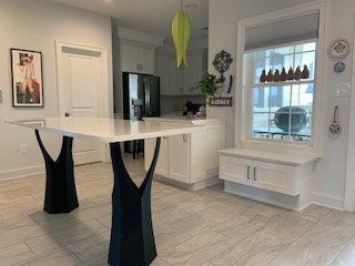 Customer photo review of Metal Counter Table Legs - 608 Namu - 36H inch - (ONLY 1 BASE) - Flowyline