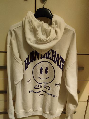 Customer photo review of Felpa Hoodie Notre Burn the Hate