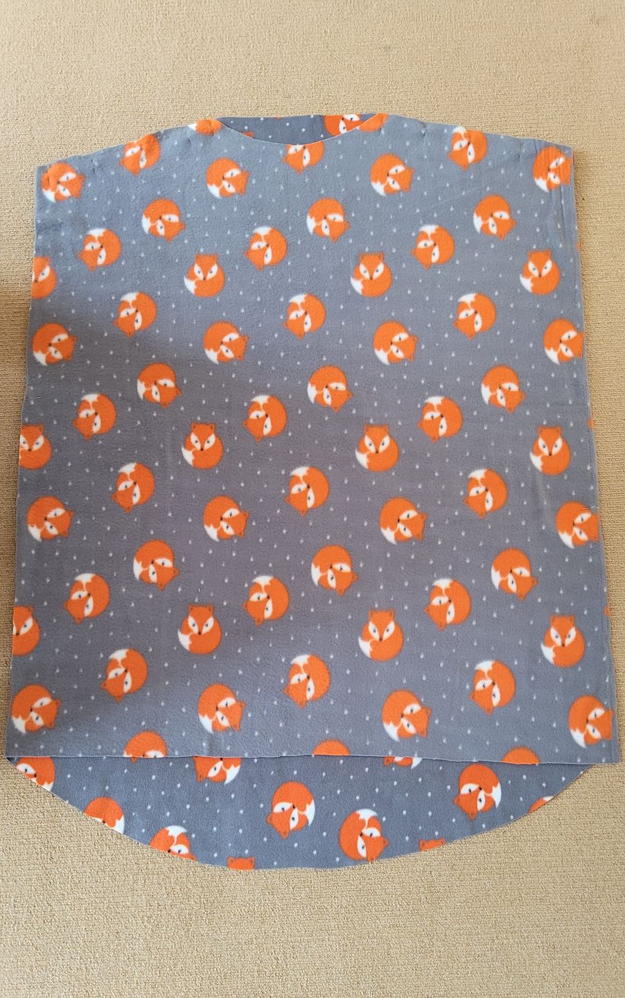 Customer photo review of Sleeping Foxes Anti Pill Polar Fleece Fabric
