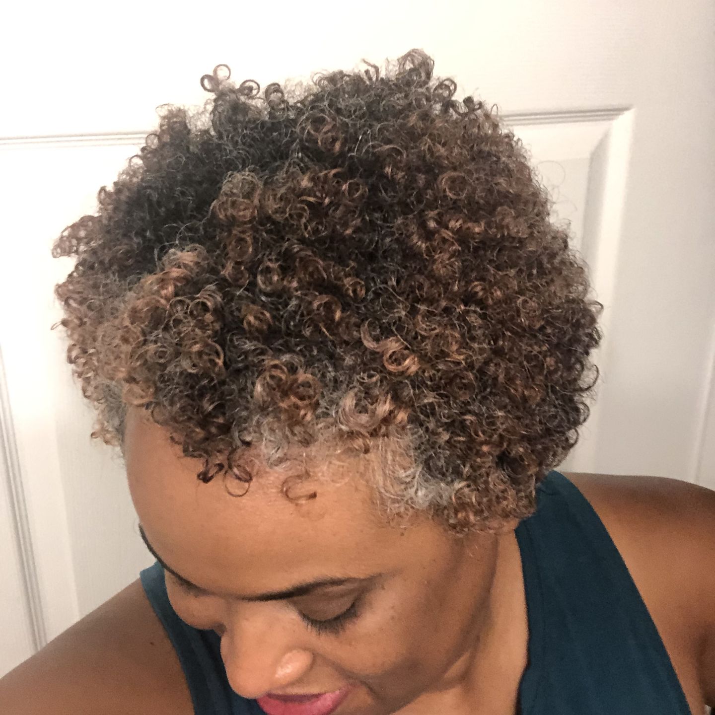 Customer photo review of Detangling Conditioner - Brown Sugar Baby