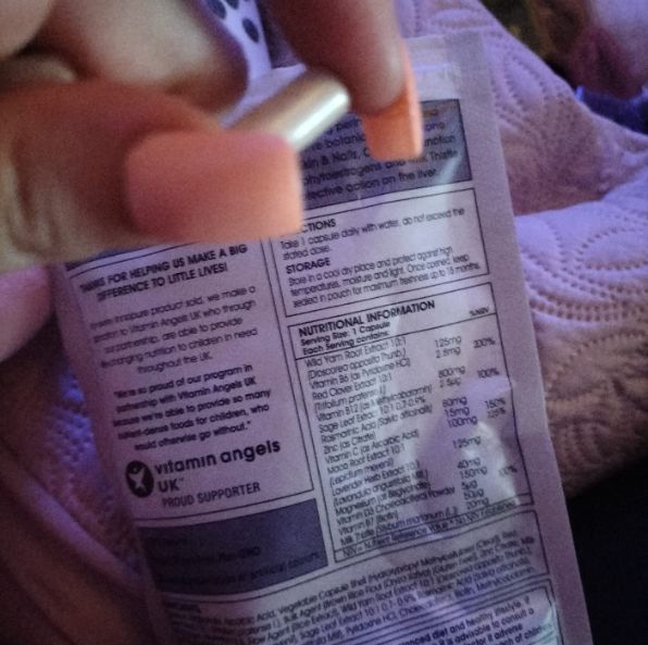 Customer photo review of Menopure ~ Natural Support for Perimenopause & Menopause