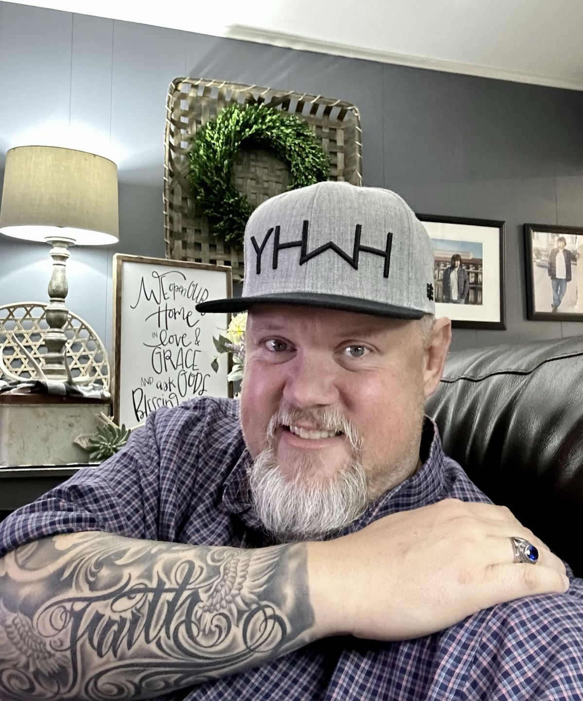 Customer photo review of YHWH - Heather Gray SB (Product of Grace Series)