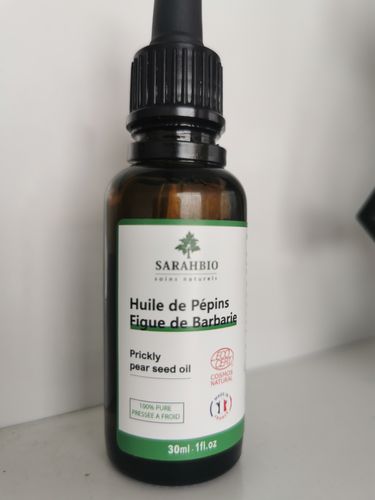 Customer photo review of Huile de Pépin de Figue de Barbarie 2 Flacons 30mL