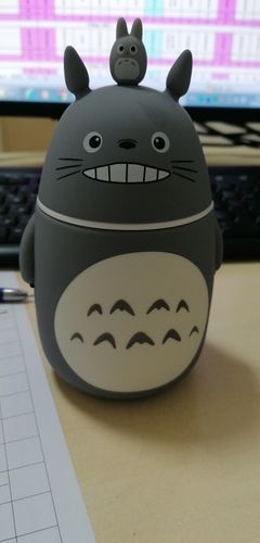 Customer photo review of My Totoro Neighbor Mini Flask