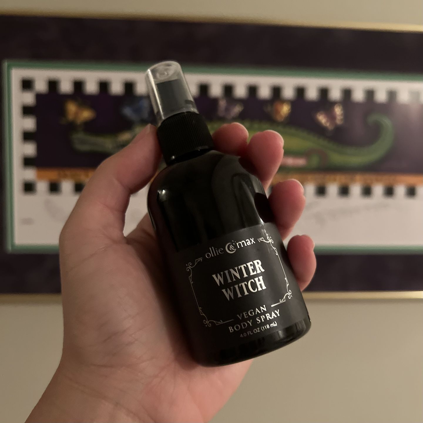 Customer photo review of Winter Witch Body Spray