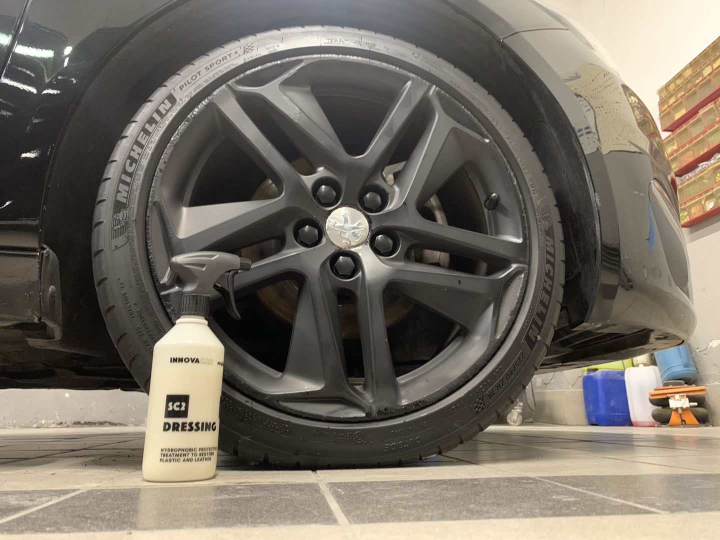 Customer photo review of SC2 DRESSING DI INNOVACAR RAVVIVATORE E RIGENERATORE PER PLASTICHE E TESSUTI AUTO