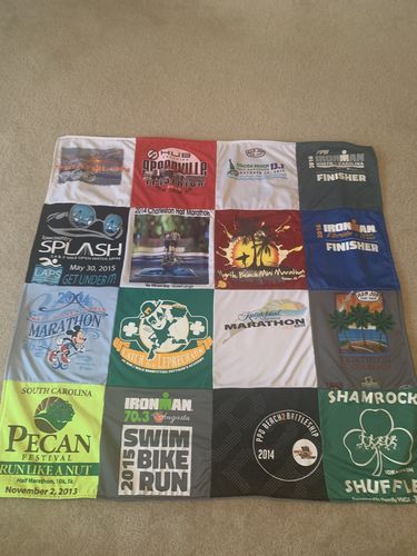 Customer photo review of Classic T-Shirt Blanket