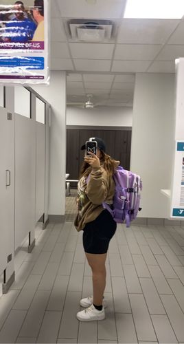 Customer photo review of Gen 3 Lavender 35L Backpack