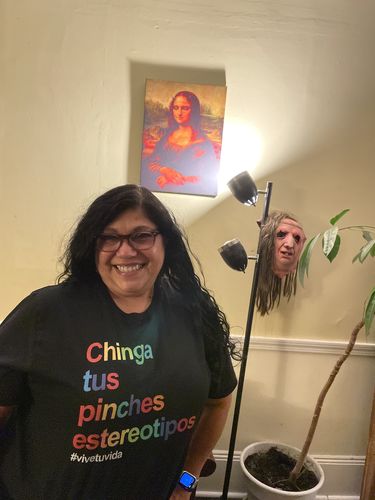 Customer photo review of Premium Chinga tus estereotipos  t-shirt