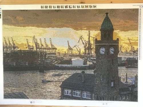 Customer photo review of Dein Wunschmotiv - als Diamond Painting  (eckige Steine)