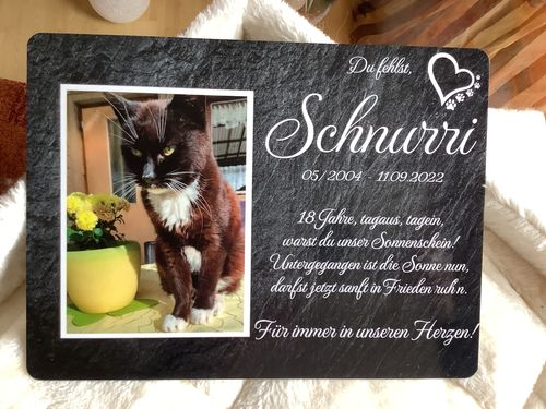 Customer photo review of Hunde-Türschild mit Foto & Wunschtext