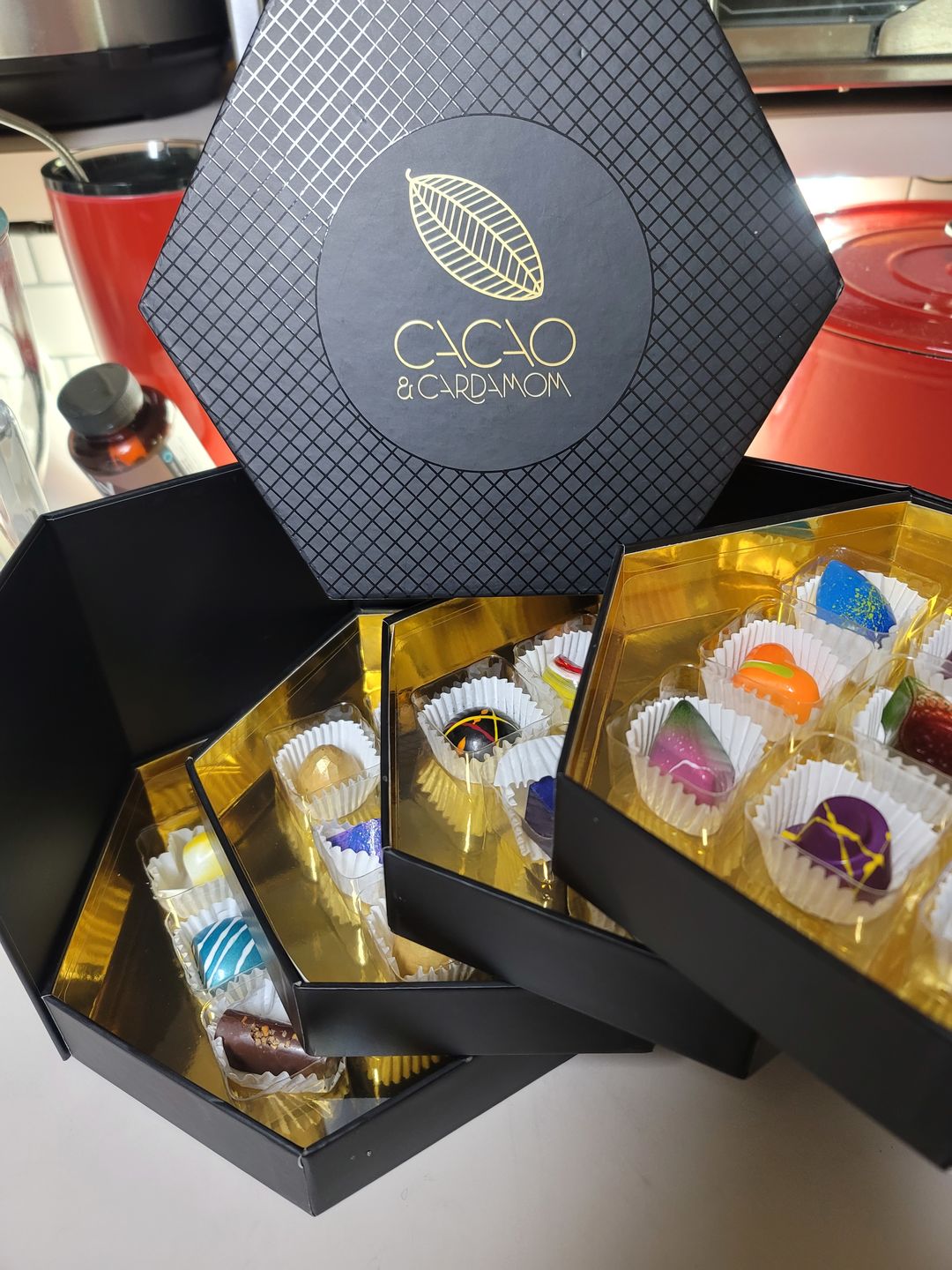 Customer photo review of Signature Chocolate Tasting Gift Set, 36 pieces