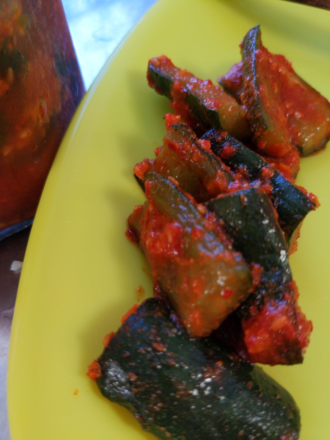 Customer photo review of JIN "Cucumber" Kimchi