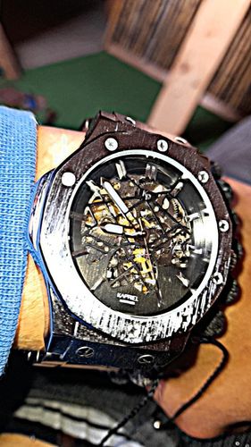 Reseña con foto de un cliente sobre RELOJ  KAPRIEL OMEGA STEEL