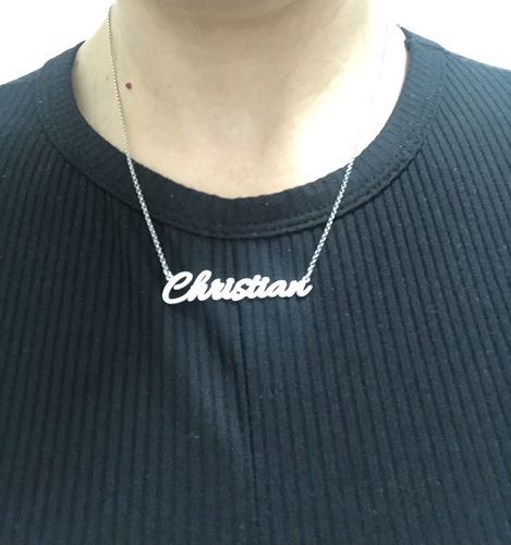 Customer photo review of Collana Nome