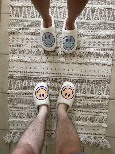 Customer photo review of Happy Face Slippers