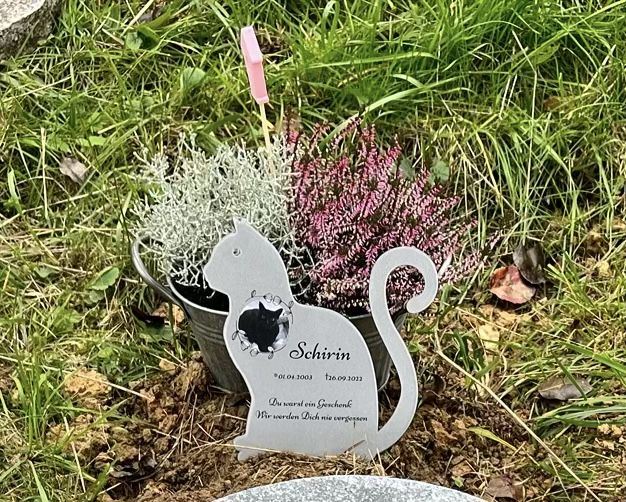 Customer photo review of Gedenktafel - Große Katze
