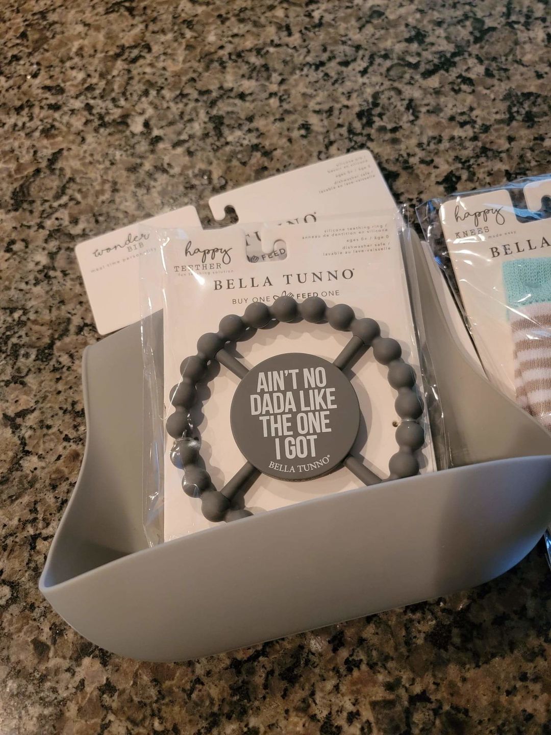 Customer photo review of Aint No Dada Happy Teether