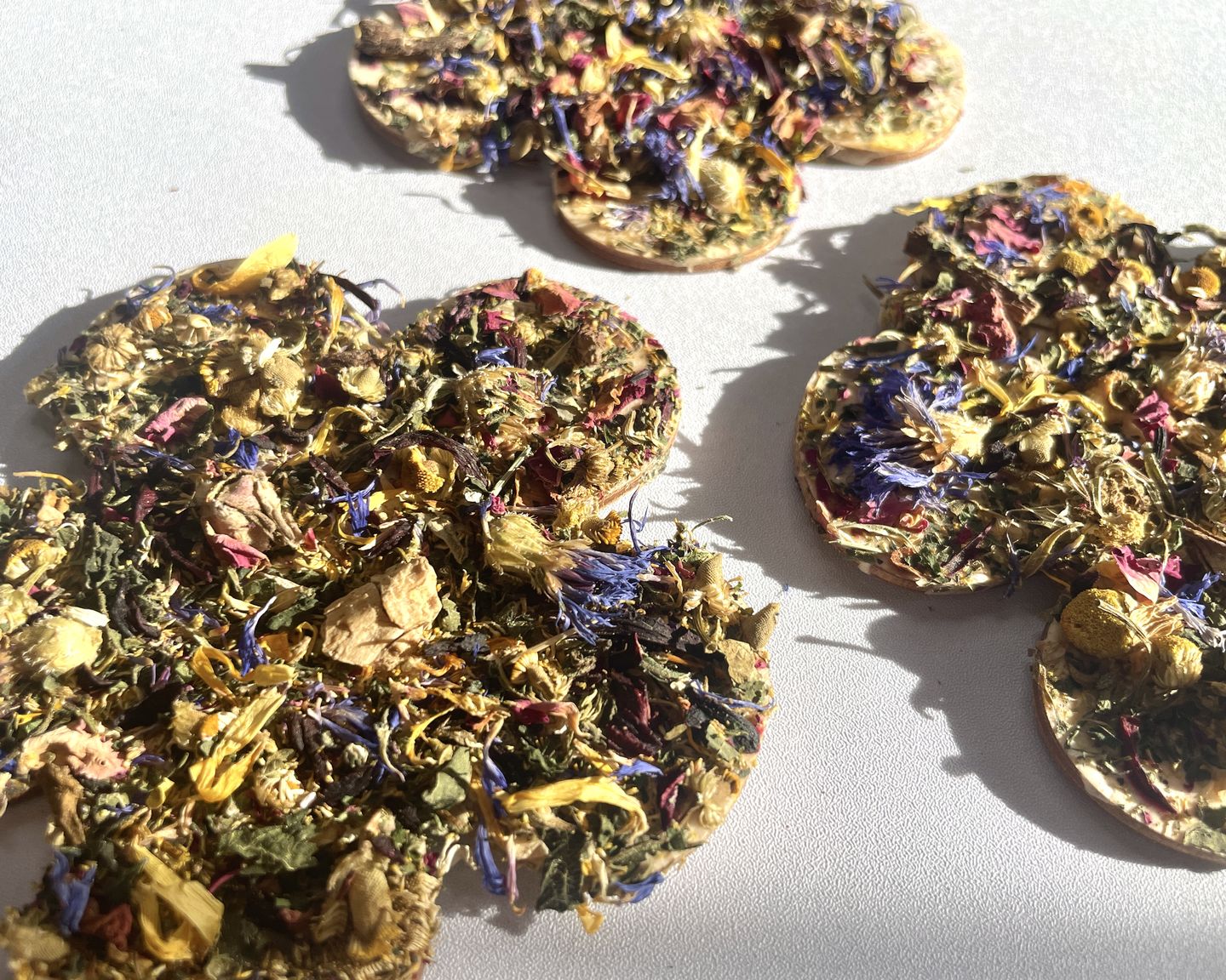 Customer photo review of Unfinished Wood Flower Shape - Spring - Craft - up to 24" DIY