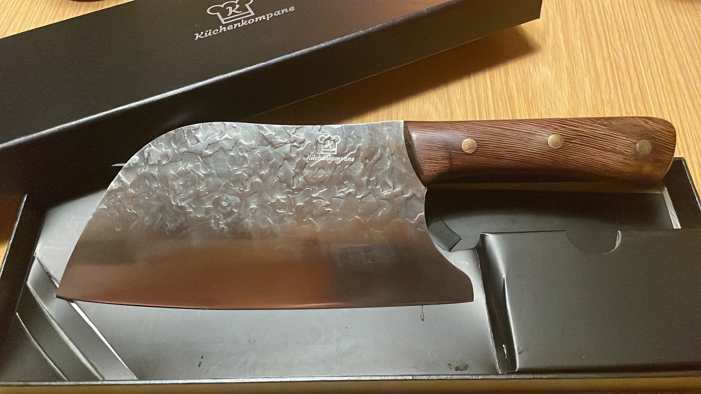 Customer photo review of Rustikales Hackmesser