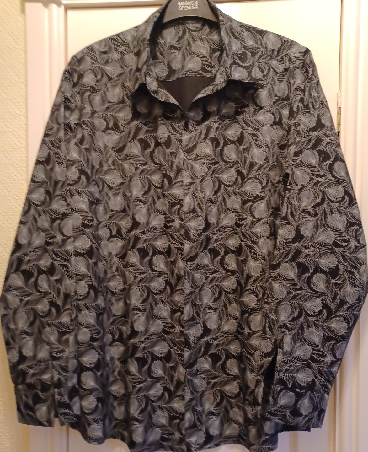 Customer photo review of Delicate Fern Rose & Hubble Cotton Poplin Fabric
