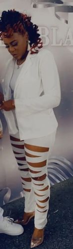 Customer photo review of Burn-Out Cool Pant Suit