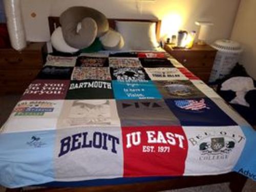 Customer photo review of Classic T-Shirt Blanket