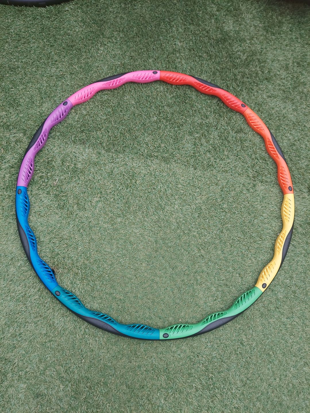 Customer photo review of Powerhoop Deluxe Weighted Hula Hoop 1.9kg