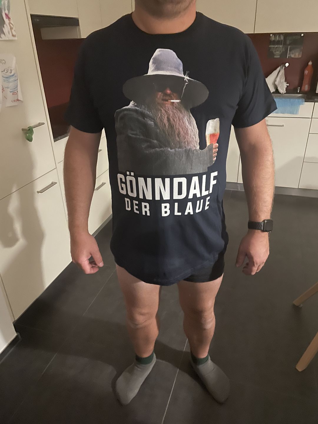 Customer photo review of Gönndalf´s Rückkehr - Beidseitiger Druck - Herren Shirt