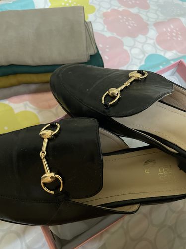 Customer photo review of Julia Mules in Black