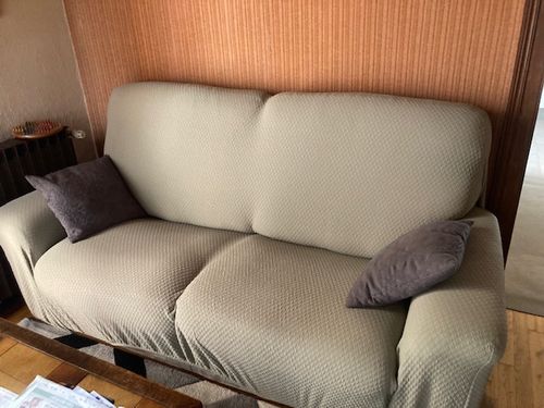 Customer photo review of Vert - Housses Gaufrées 100% Waterproof et Ultra résistantes Extensibles de Fauteuil et Canapé