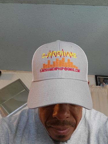 Customer photo review of 6 Embroidered Trucker Hats