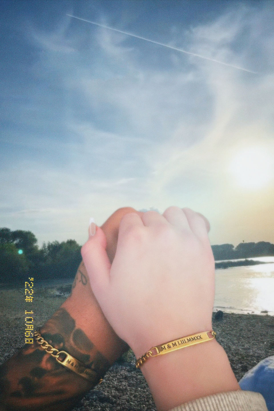 Customer photo review of LOANYA Pärchen-Armband Set