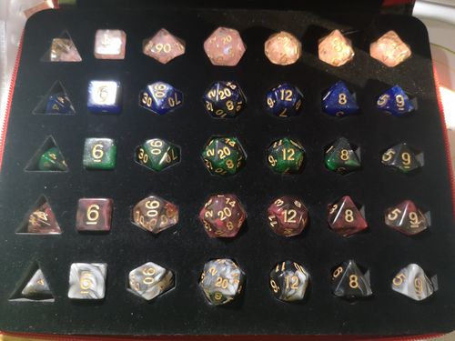 Customer photo review of Würfeltasche rot/schwarz