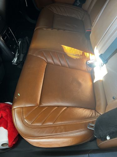 Customer photo review of Clyde’s Leather Recoloring Balm
