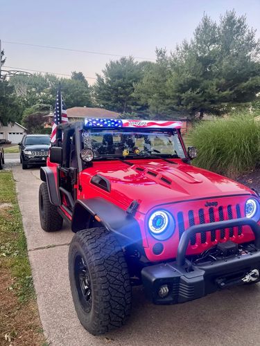 Customer photo review of Aerolidz Dual Row Clear Light Bar Cover - 52” LED Silencer